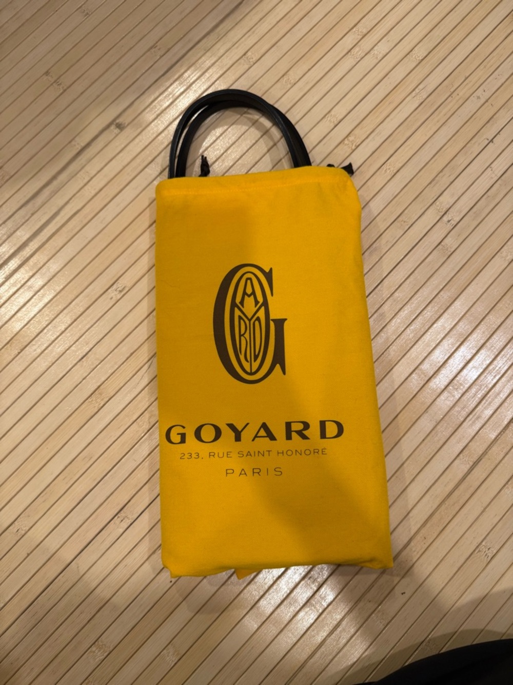 NWT. Goyard St Louis Tote in PM Size. Black Goyardine with Black Leather Trim. - Picture 11 of 11